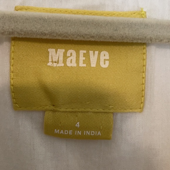 Anthropologie Maeve ivory sleeveless dress - Picture 6 of 7